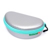 Чехол для очков Rodio Craft Glass Case #Silver/RC Turquoiz Logo