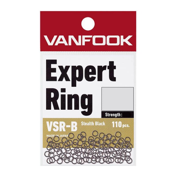 Заводные кольца Vanfook Expert Ring VSR-B Stealth Black #00