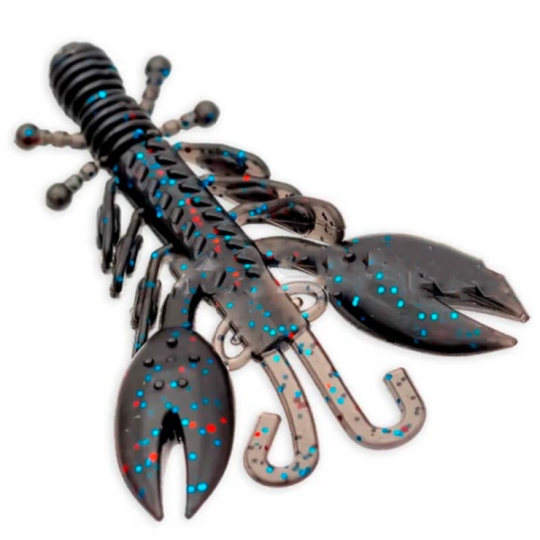 Силиконовая приманка Yarie №687 Chinubal 2" #77F Black/RB