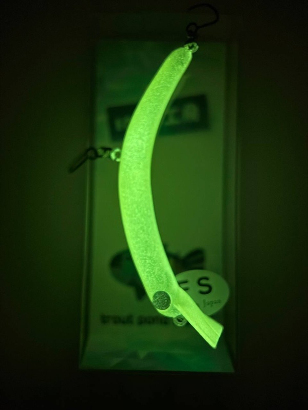Воблер 1089 Koubou SakasanYoro Slim 60FS #Azuki Green Acid Glow