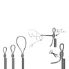 Ретривер DaiichiSeiko Safety Rope 1515 Silver Ретривер DaiichiSeiko Safety Rope 1515 Silver