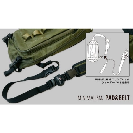 Ремень для сумки Tict Minimalism Pad&Belt #Black