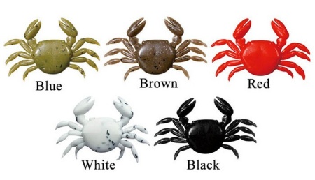 Силиконовая приманка Marukyu Power Crab M White 0577