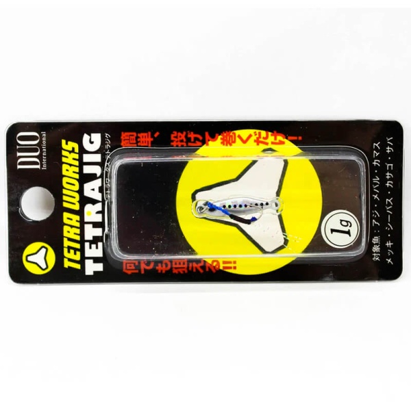 Пилькер DUO Tetra Works TetraJig 1.0g #PJA0210 Shirasu
