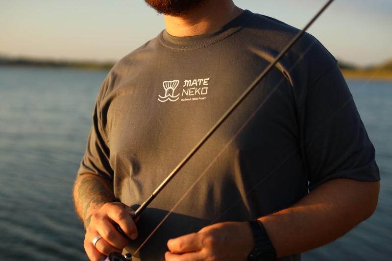 Фирменная футболка Mateneko XL #Graphite