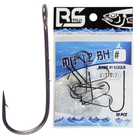 Крючки BS Baits MH-12 2BH BN №12