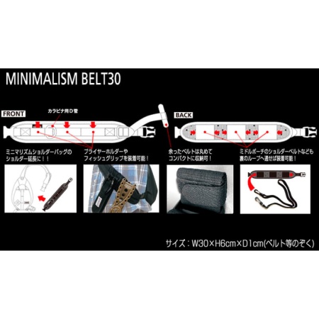 Ремень для сумки Tict Minimalism Belt 30 #Black
