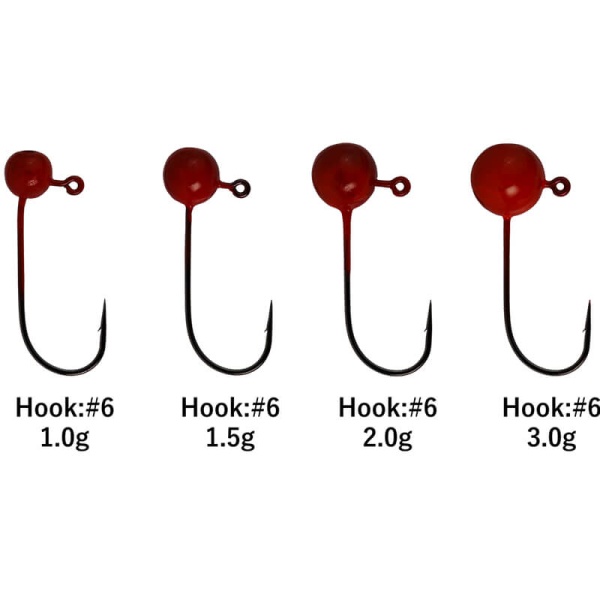 Джиг-головка Yarie №645 Aji Baku JH #8 1.65g (4шт.)