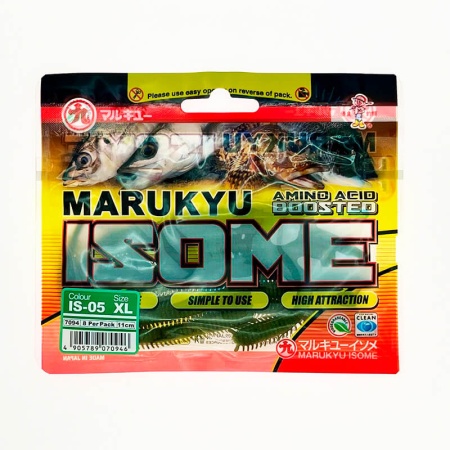 Силиконовая приманка Marukyu Isome XL Green 7094