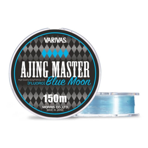 Флюорокарбон Varivas Ajing Master Fluorocarbon Blue Moon 150m #0.5 2LB