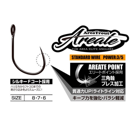 Крючки Decoy Areate Hook AT-31 #7 (10шт.)