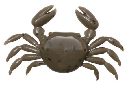Силиконовая приманка Marukyu Power Crab M Brown 0526