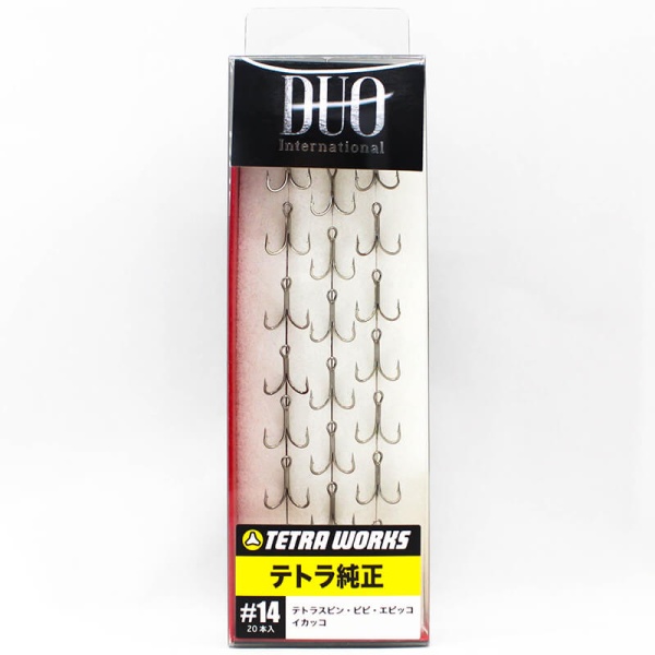 Крючки тройные DUO Tetra Works Hook TW-TR #14